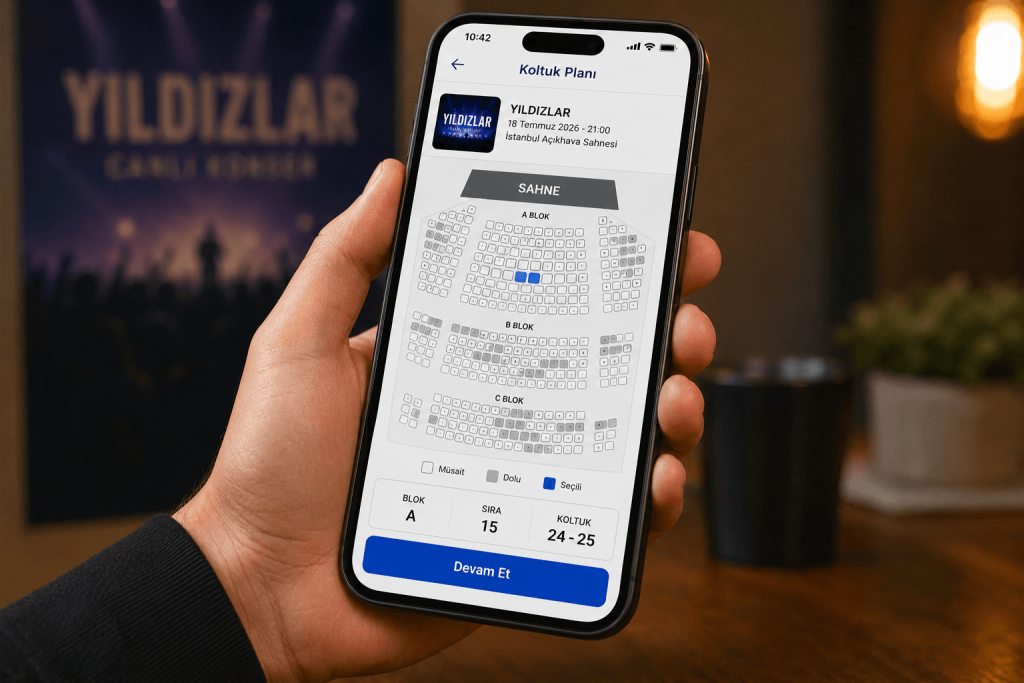 Konser Mekanı ve Oturma Planı